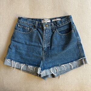 American Apparel Blue Jean Shorts